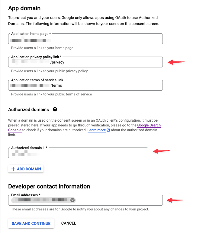 Google OAuth Prepare for Verification