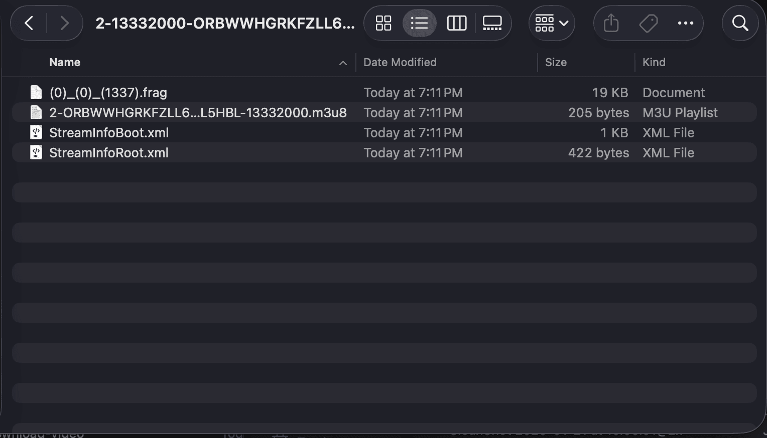 Prime Video Data Folders Frag File